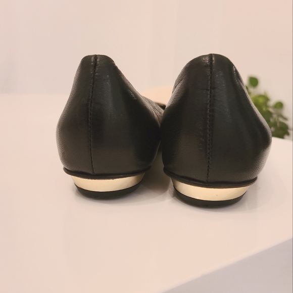 Bellofatto Made in Italy Black and Gold Leather shoes Size 6 - Picture 13 of 14